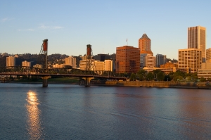 Portland Oregon at Dawn